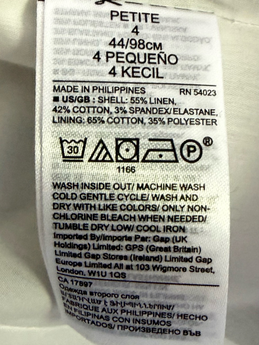 NWT Banana Republic Gray Open Front Blazer Petite 4P Work Career Jacket - Picture 6 of 7